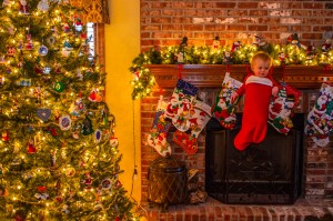 The stockings were hung by the chimney with care, But Atticus was angry (you can tell by his glare)